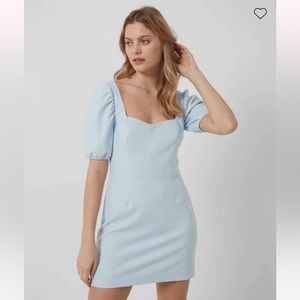 French Connection Whisper Cut Out Back Dress